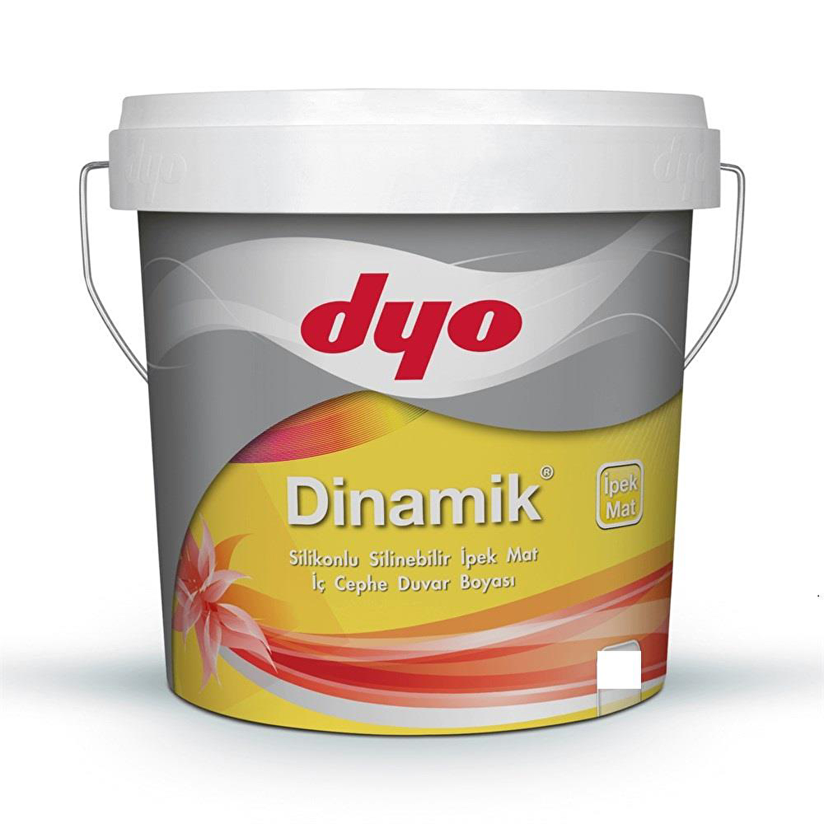 Dyo Dinamik Silikonlu Boya 7.5 lt İç Cephe Boyası Beyaz Menekşe