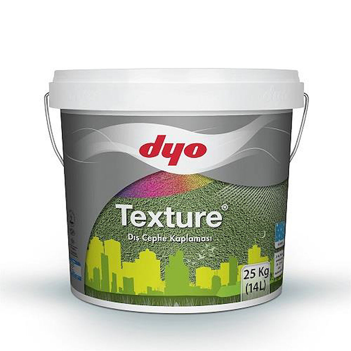 Dyo Texture Grenli Dış Cephe Kaplaması 25 Kg Paris Pembesi