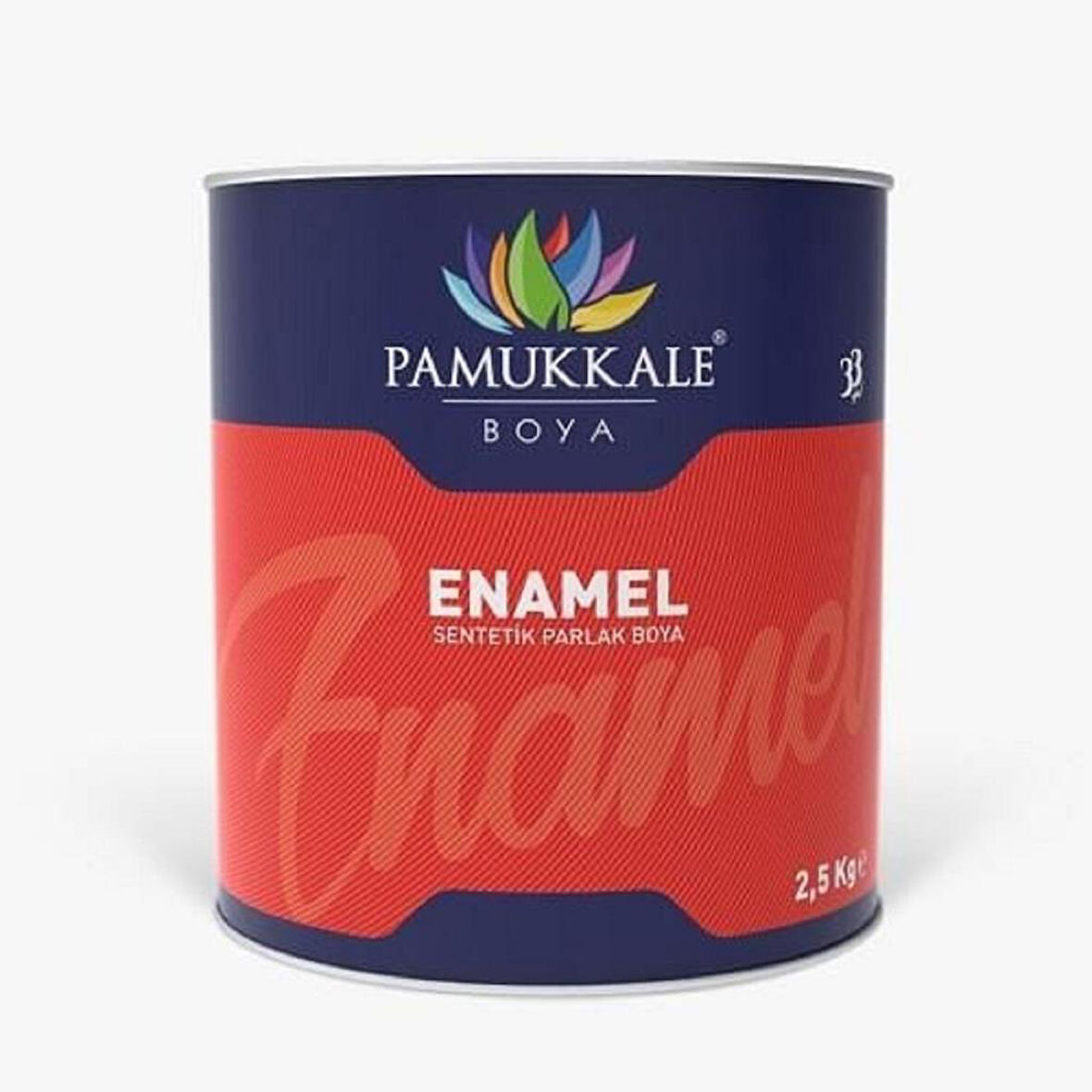 Pamukkale Enamel Sentetik Parlak Boya 2.5 Kg Mat Siyah