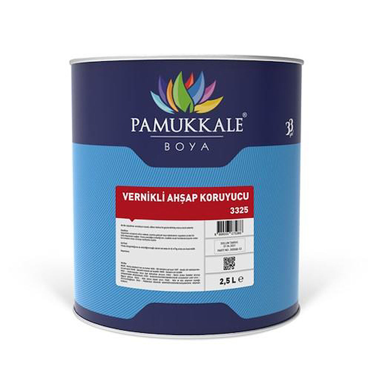 Pamukkale Ahşap Koruyucu Vernikli 2.5 Lt Koyu Meşe-Meşe