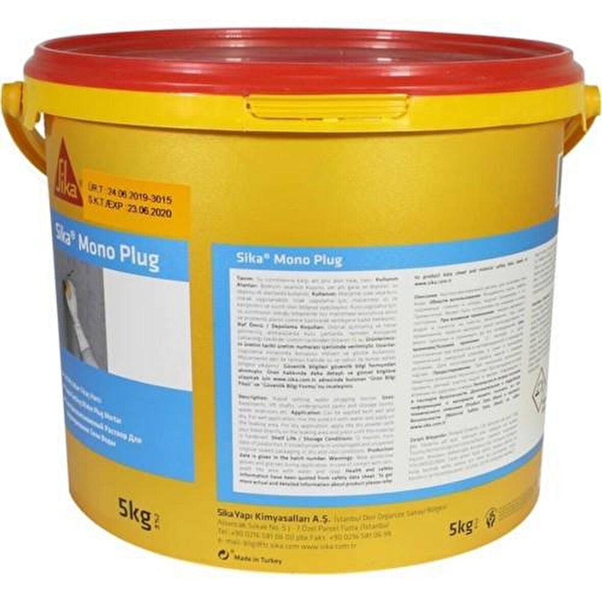Sika Mono Plug Su Tıkaç Harcı 5 Kg