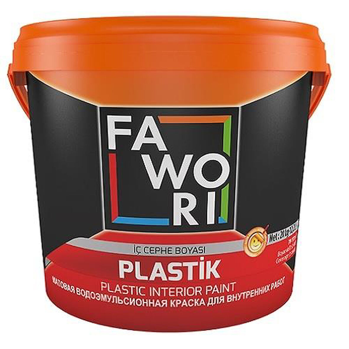 Fawori Plastik İç Cephe Boyası 10 Kg Kül Gri