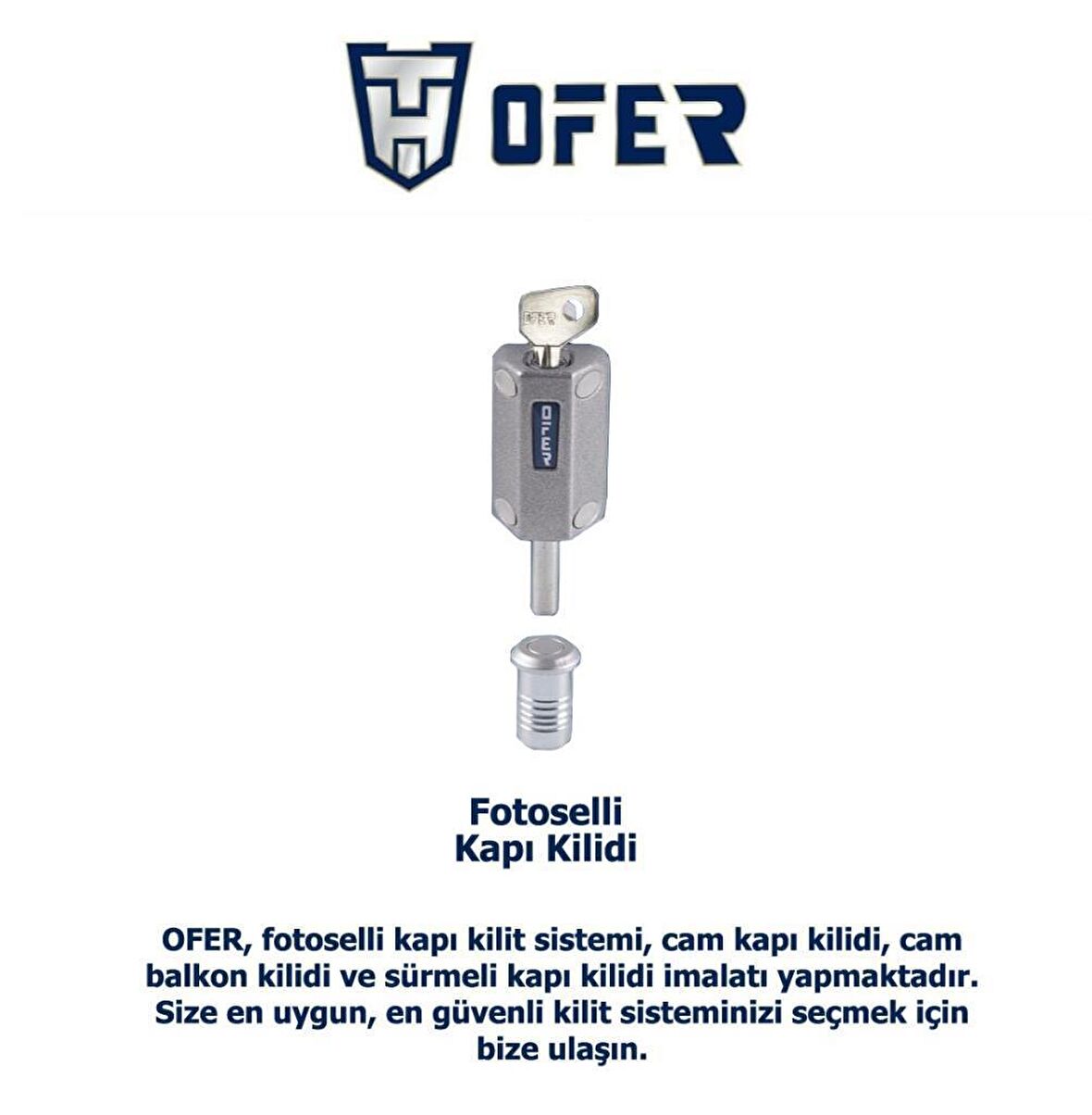 Ofer fotoselli kapılar için GÜVENLİKLİ emniyet kilidi YENİ TİP