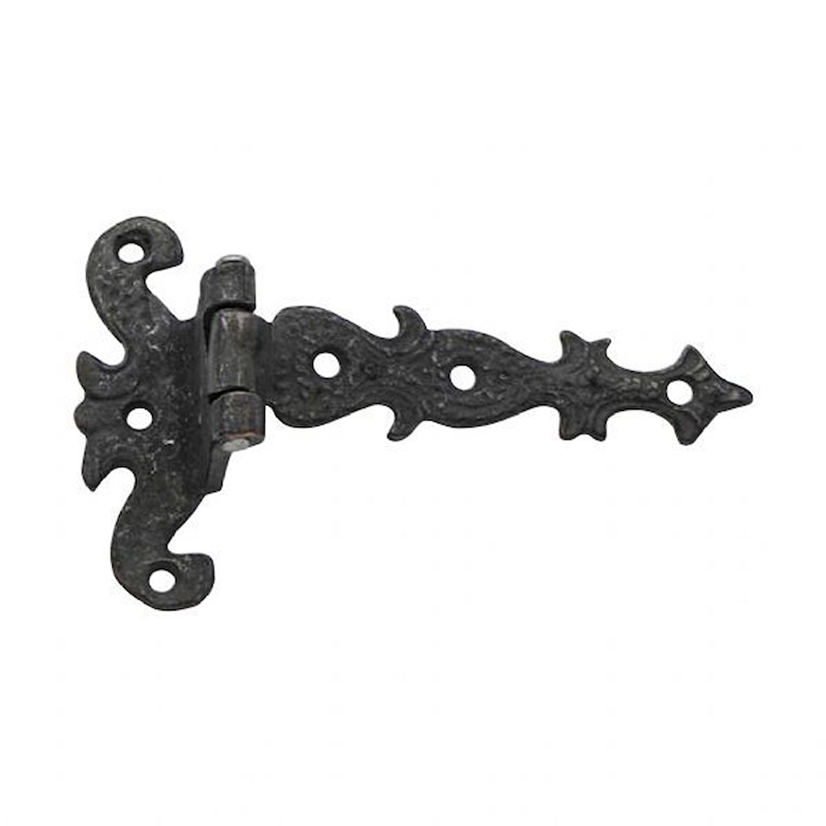 Prinç döküm antik siyah rustik eskitme, ferforje tipi osmanlı tarzı kapı için menteşe HFT08027