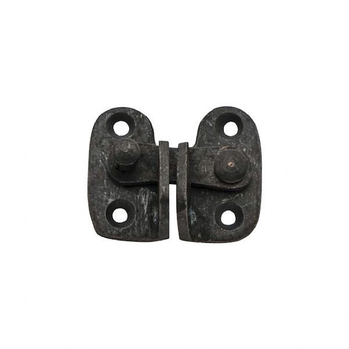 Prinç döküm antik siyah rustik eskitme, ferforje tipi osmanlı tarzı kapı için emniyet mandalı mandal kilit HFT03016