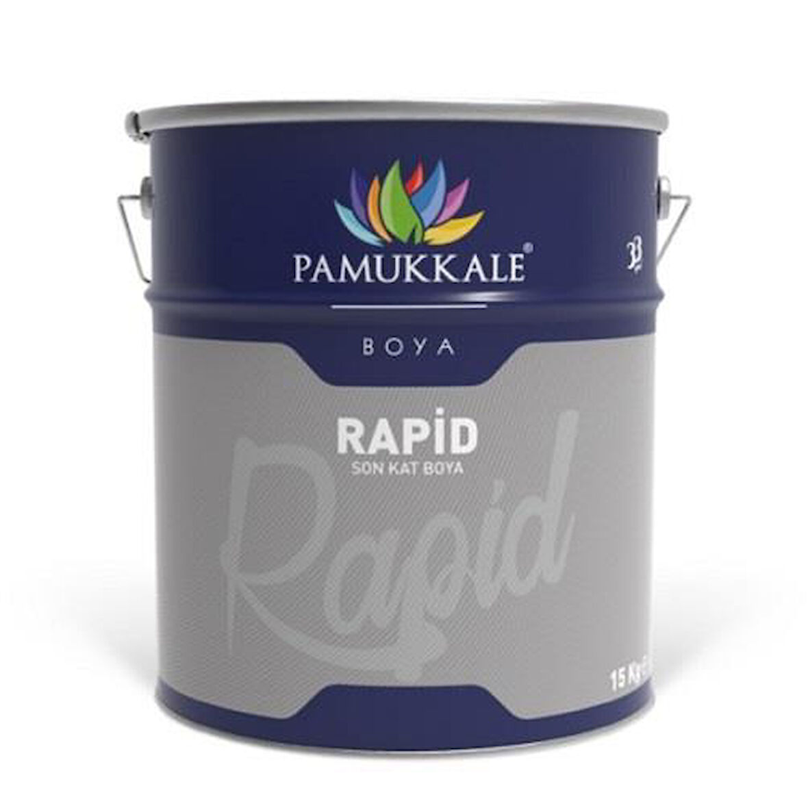 Pamukkale 1470 Rapid Endüstriyel Boya 15 Kg Beyaz Ral 9016