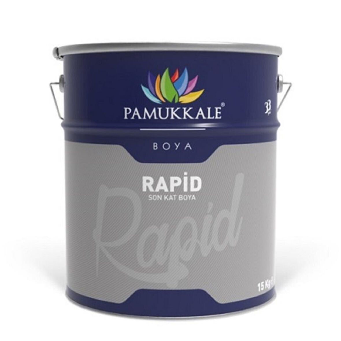 Pamukkale 1470 Rapid Endüstriyel Boya 15 Kg Siyah Ral 9005