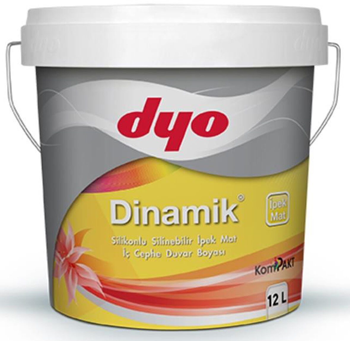 Dyo Dinamik Silikonlu İpek Mat İç Cephe Boyası 12 Lt Tülden