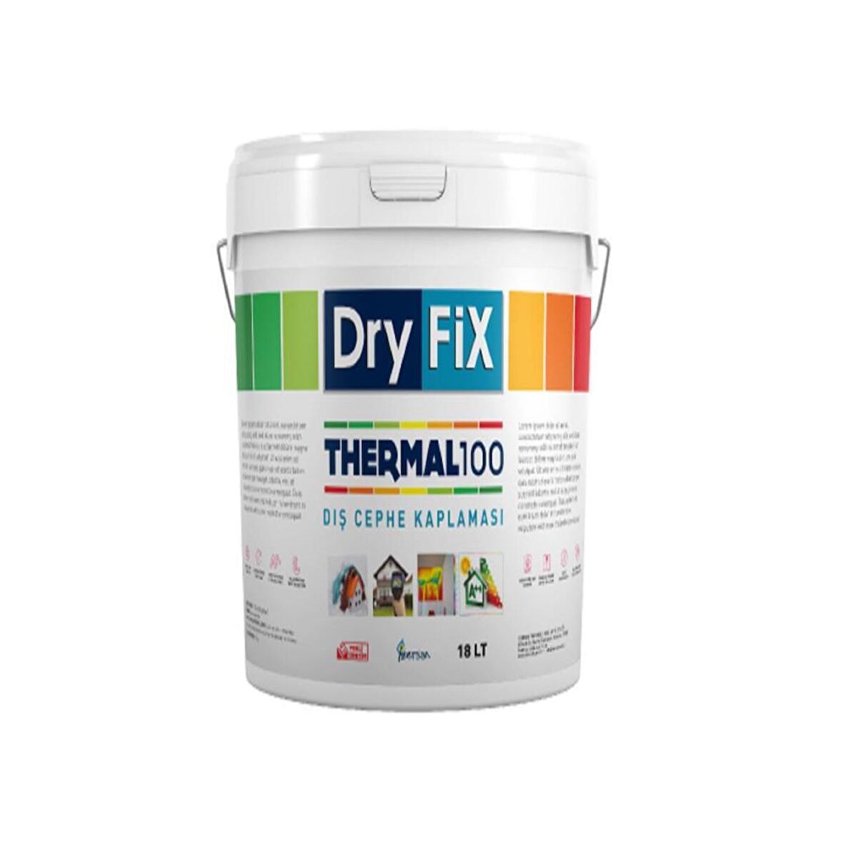 DryFix Thermal 100 Isı Yalıtım Kaplaması 18 Lt Beyaz