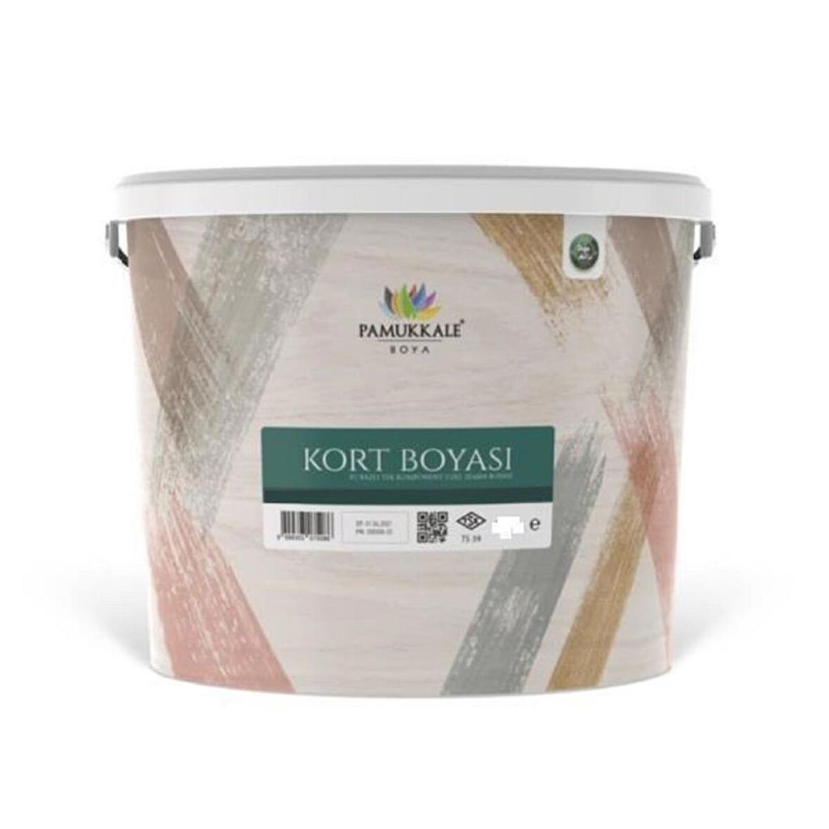 Pamukkale Silikonlu Tenis Kort Boyası 20 Kg Bodrum Mavisi