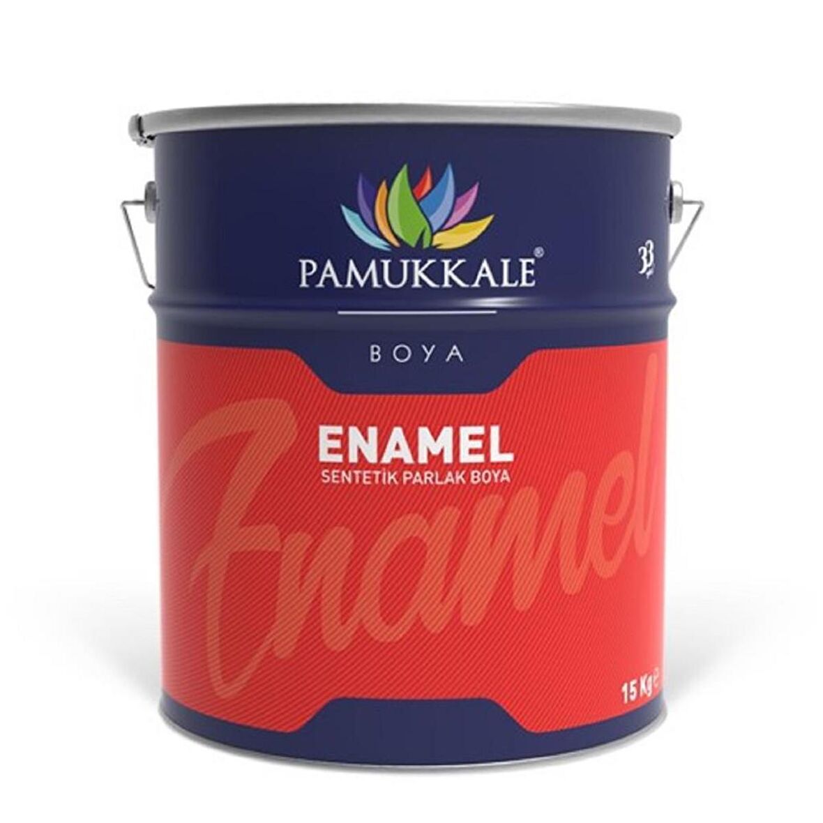 Pamukkale Enamel Sentetik Parlak Boya 15 Kg Sütlü Kahve