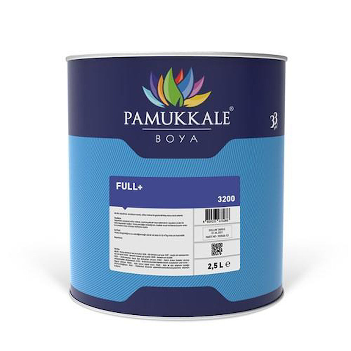 Pamukkale Full+ Kendinden Astarlı Pas Önleyici Son Kat Boya 2.5 Lt Siyah