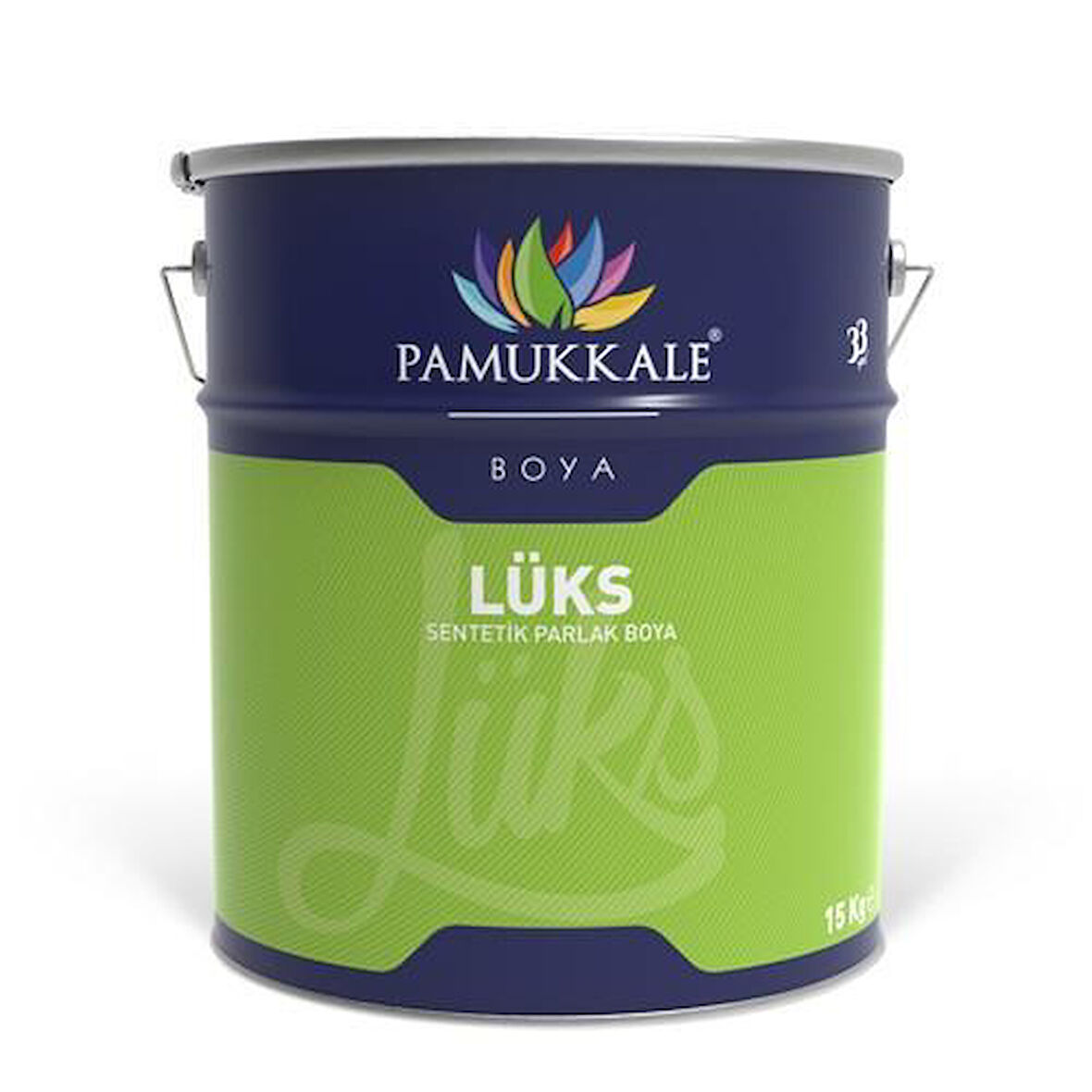 Pamukkale Lüks Parlak Sentetik Yağlı Boya 15 Lt Sütlü Kahve Ral 8126