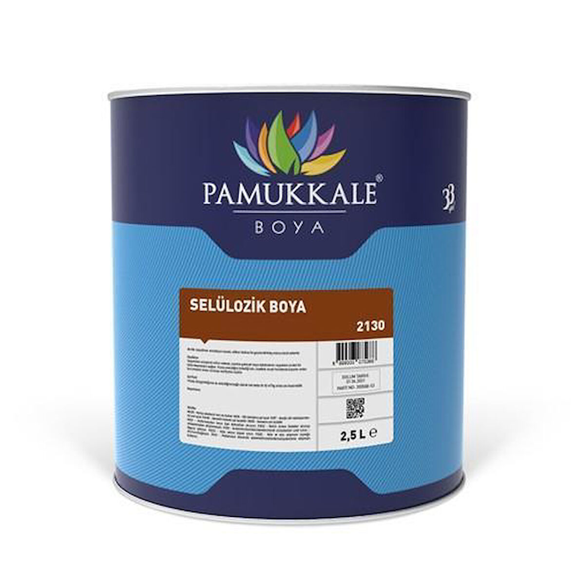 Pamukkale Selülozik Boya 2.5 Lt Ral 7016 Antrasit Gri