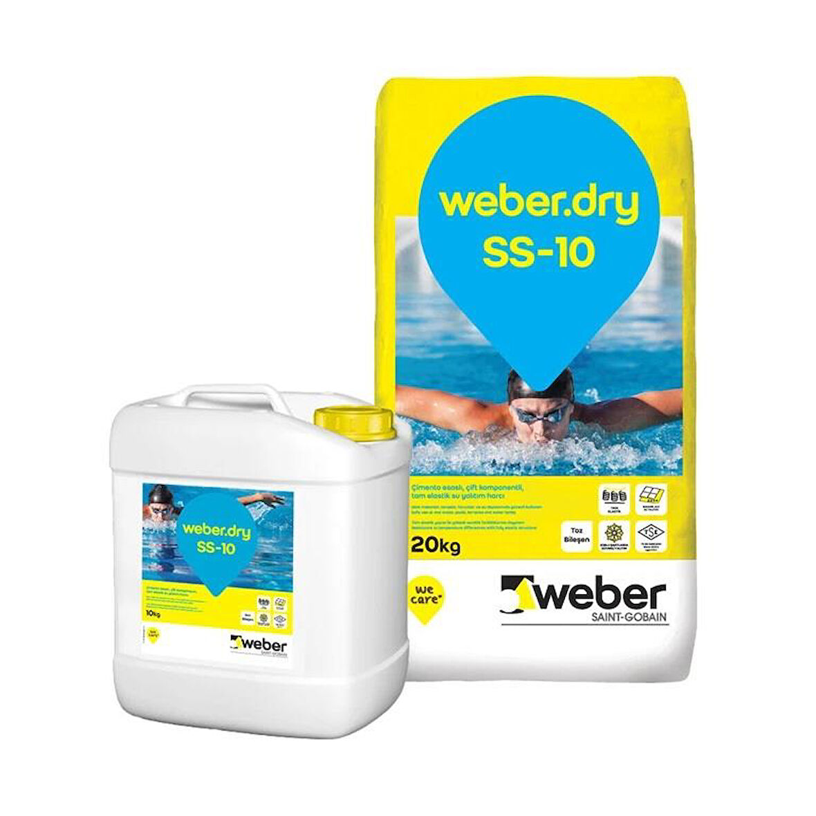 Weber Dry SS-10 Tam Elastik Su Yalıtımı 20+10 Kg