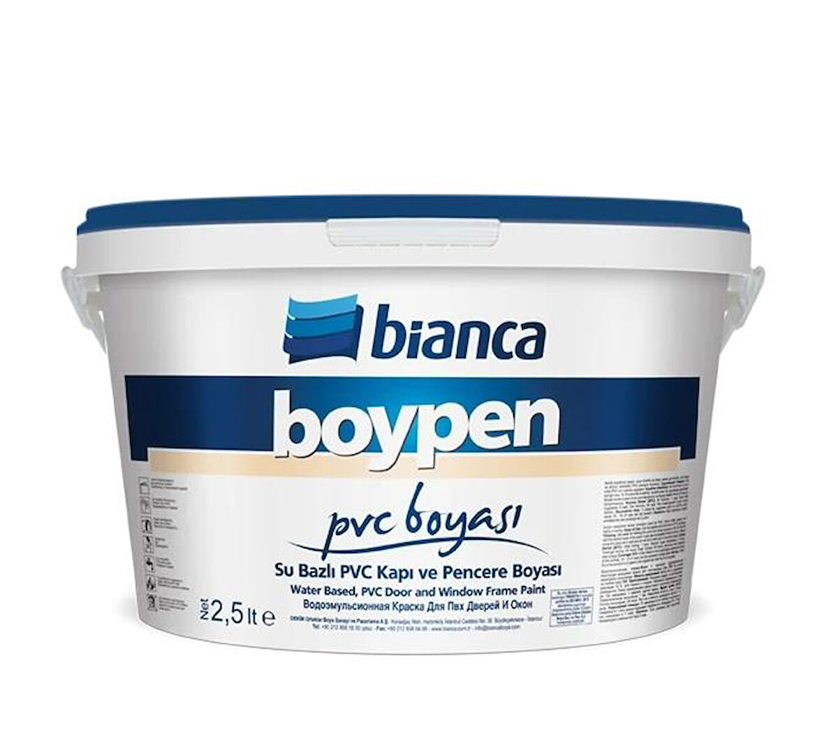 Bianca Boypen Silinebilir Pvc Boyası 5 Lt Beyaz