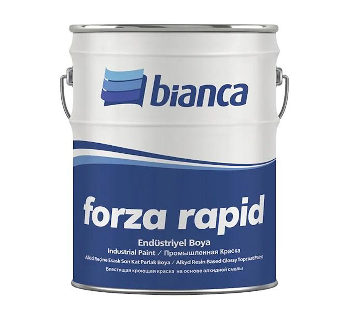 Bianca Forza Rapid Endüstriyel Boya 15 Kg Ral 9005 Parlak Siyah