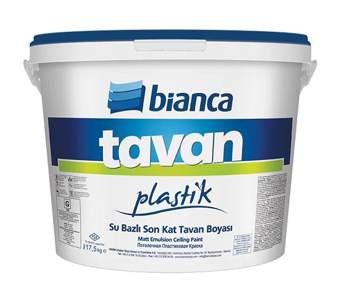 Bianca Su Bazlı Son Kat Tavan Boyası Parfümlü 3.5 Kg