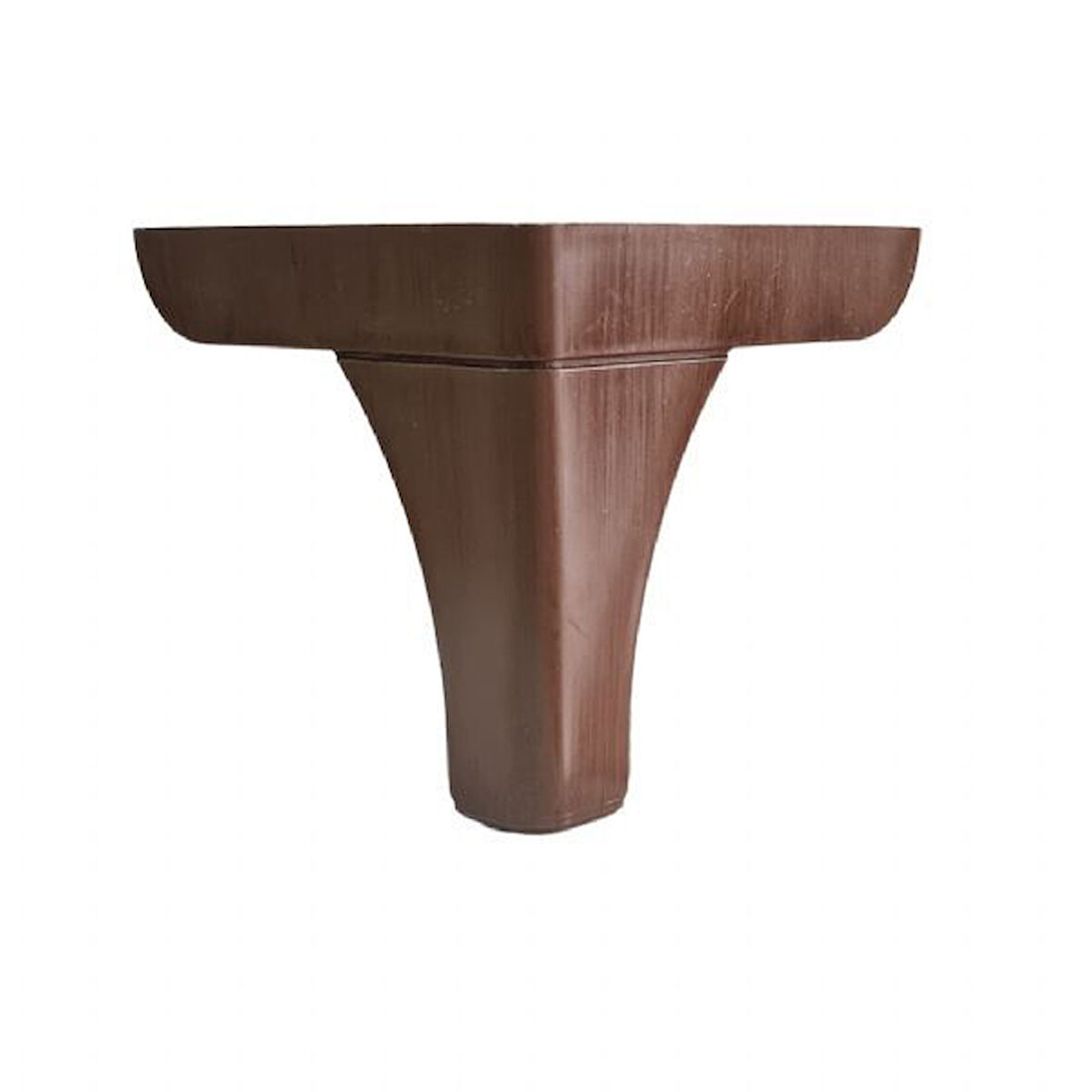 Ürgüp 1.kalite plastik KAHVERENGİ ahşap rengi kaliteli 14 cm lükens ayak