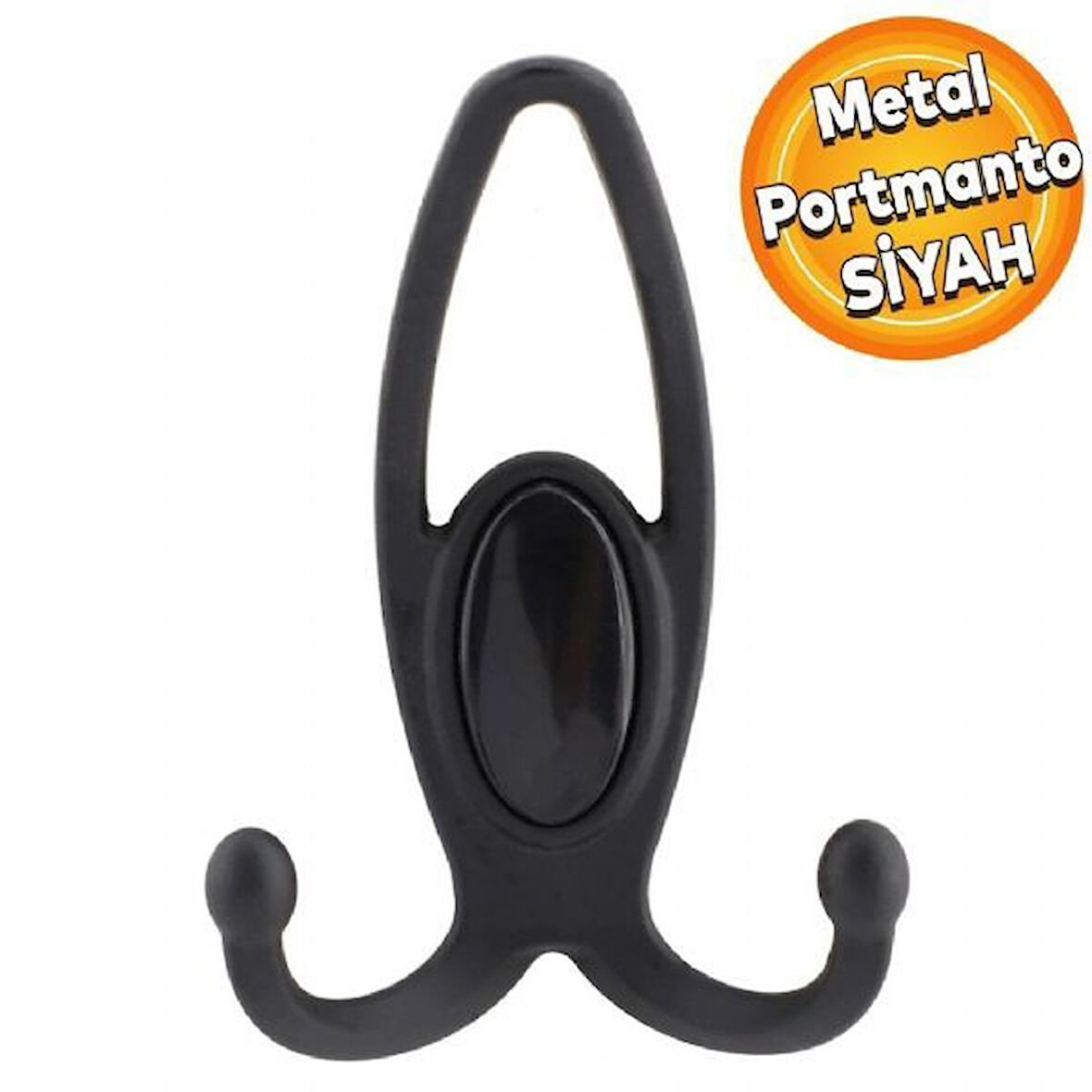 Uzay siyah BÜYÜK portmanto dolap askısı