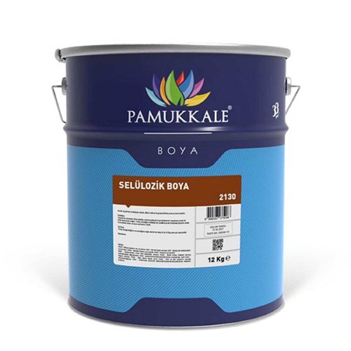 Pamukkale Selülozik Boya 12 Kg Ral 7040 Gri