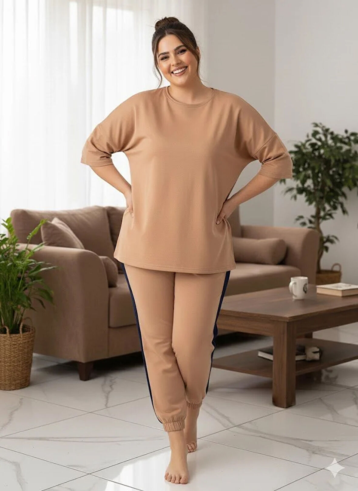 KADIN BÜYÜK BEDEN EŞOFMAN TAKIMI