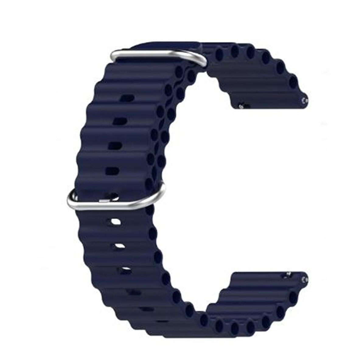 Apsuwa Amazfit GTS 3 Kordon Kayış Ocean Loop Silikon 20/OCL