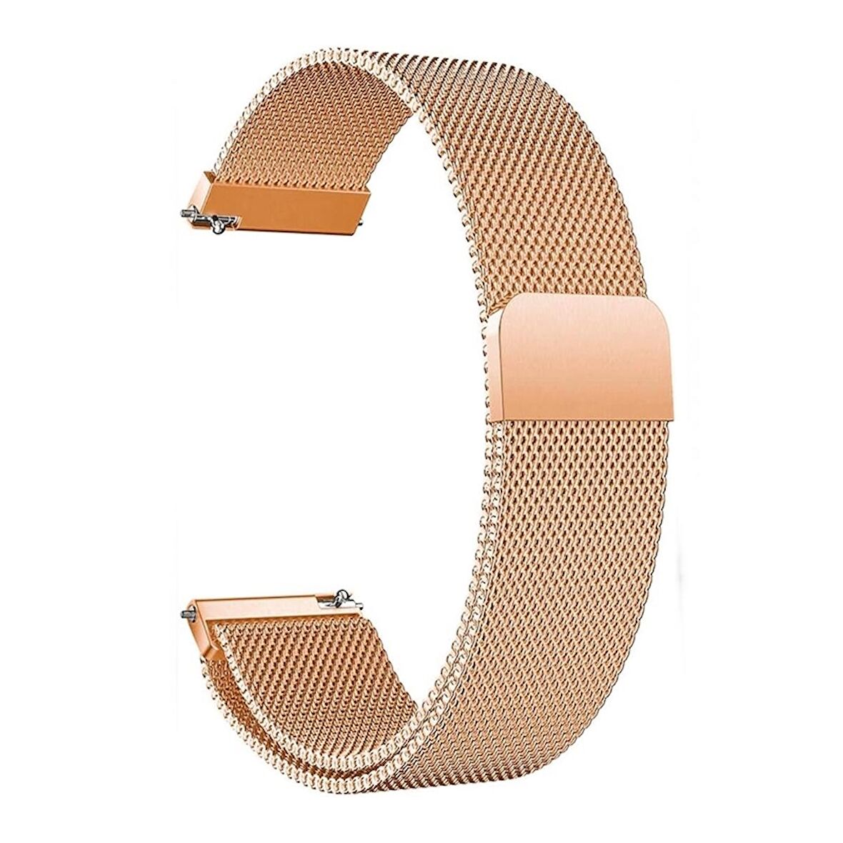 Apsuwa Samsung Galaxy Watch 4 Classic 42mm Kordon Kayış Metal Hasır Örgülü 20/hs