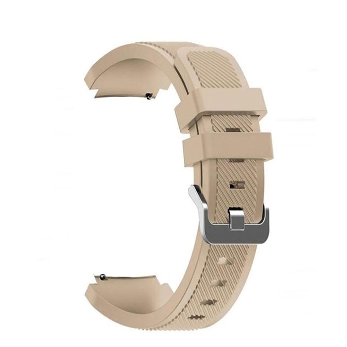 Apsuwa Samsung Galaxy Watch 42mm 20mm Kordon Kayış Çizgili Silikon 20/CZG