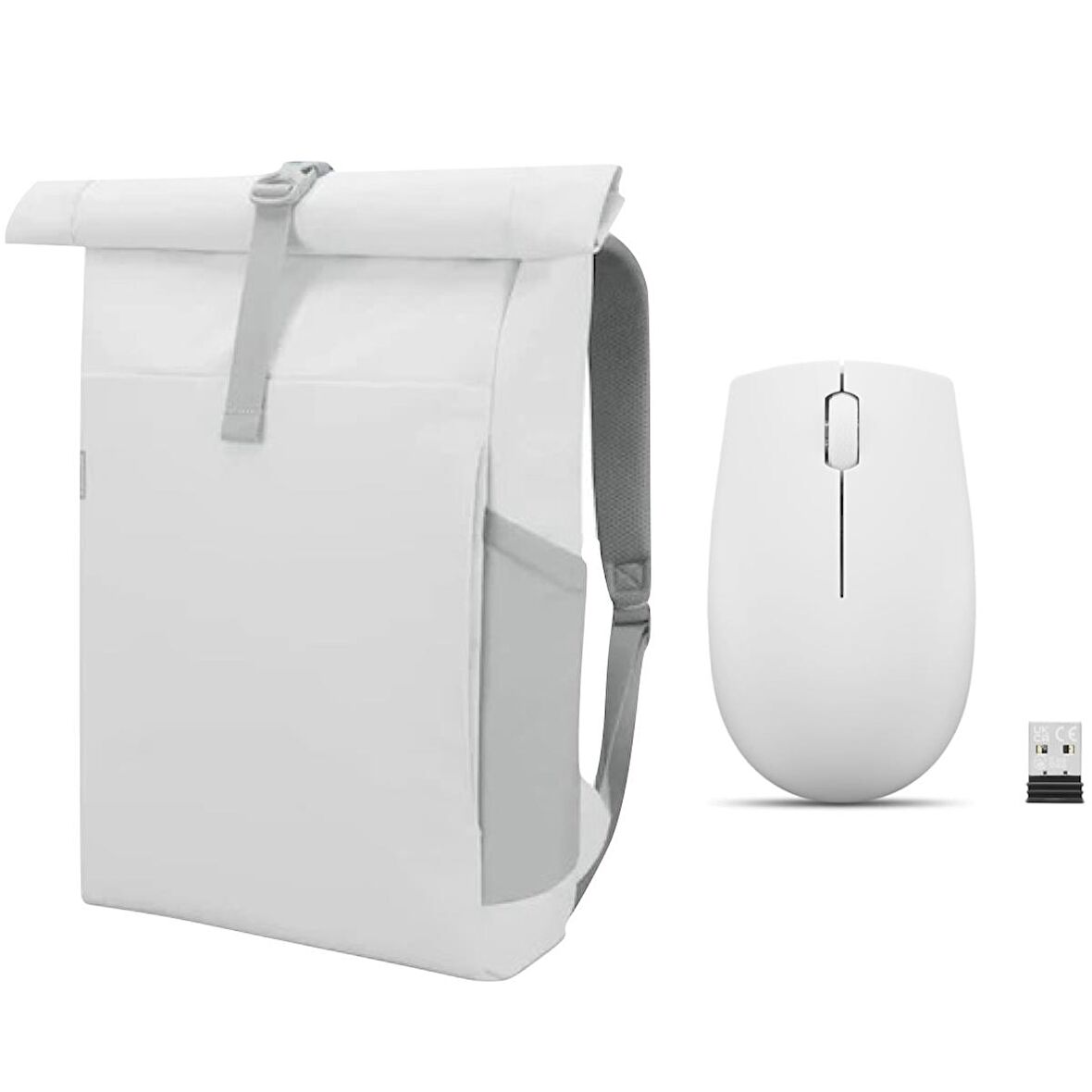 Lenovo 300 Kablosuz Mause Bulut Gri, Gaming GX41H70101 Pro Set - Beyaz