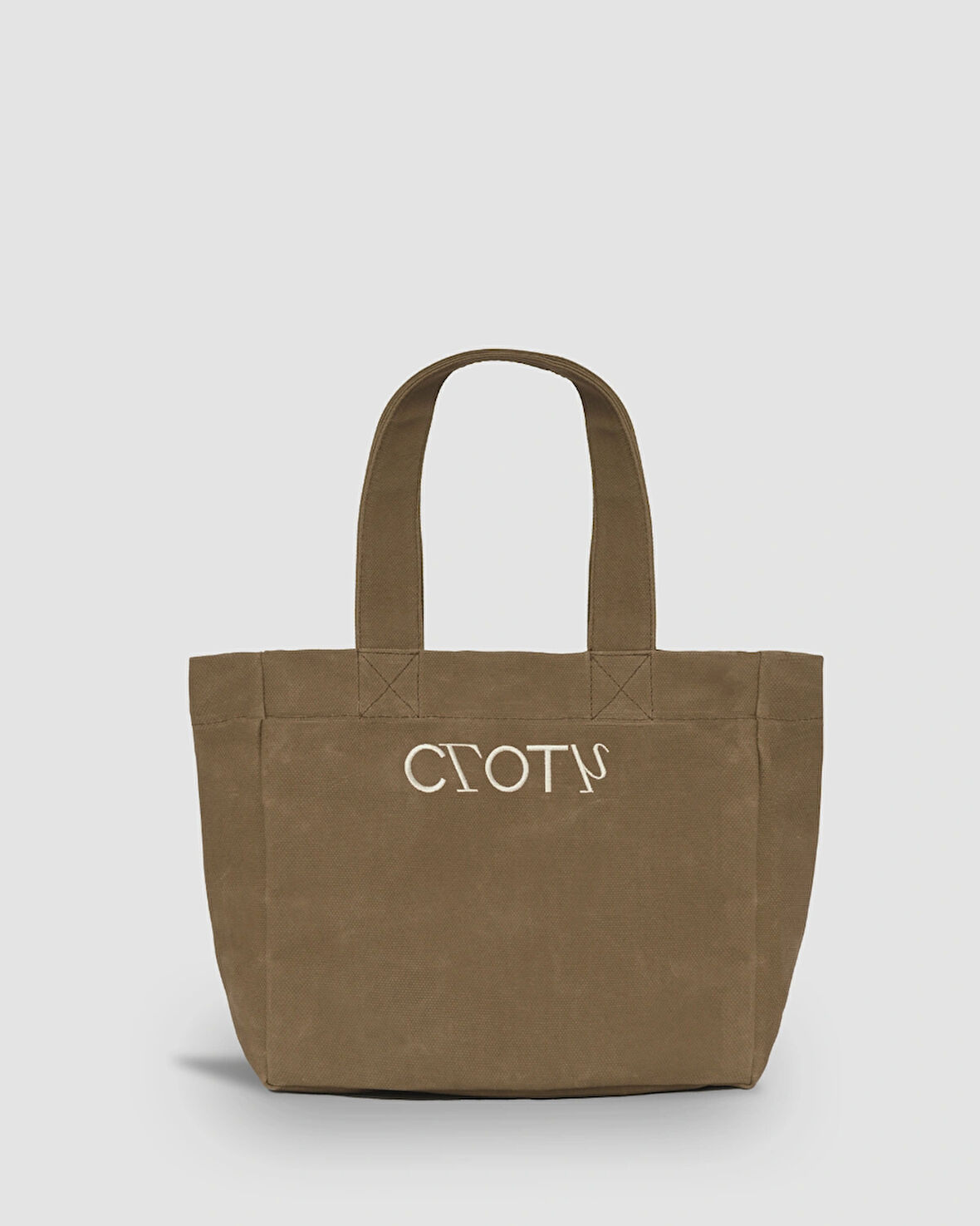 Cloth 1001 Mumlu Kanvas Midi Çanta (JADE BROWN)