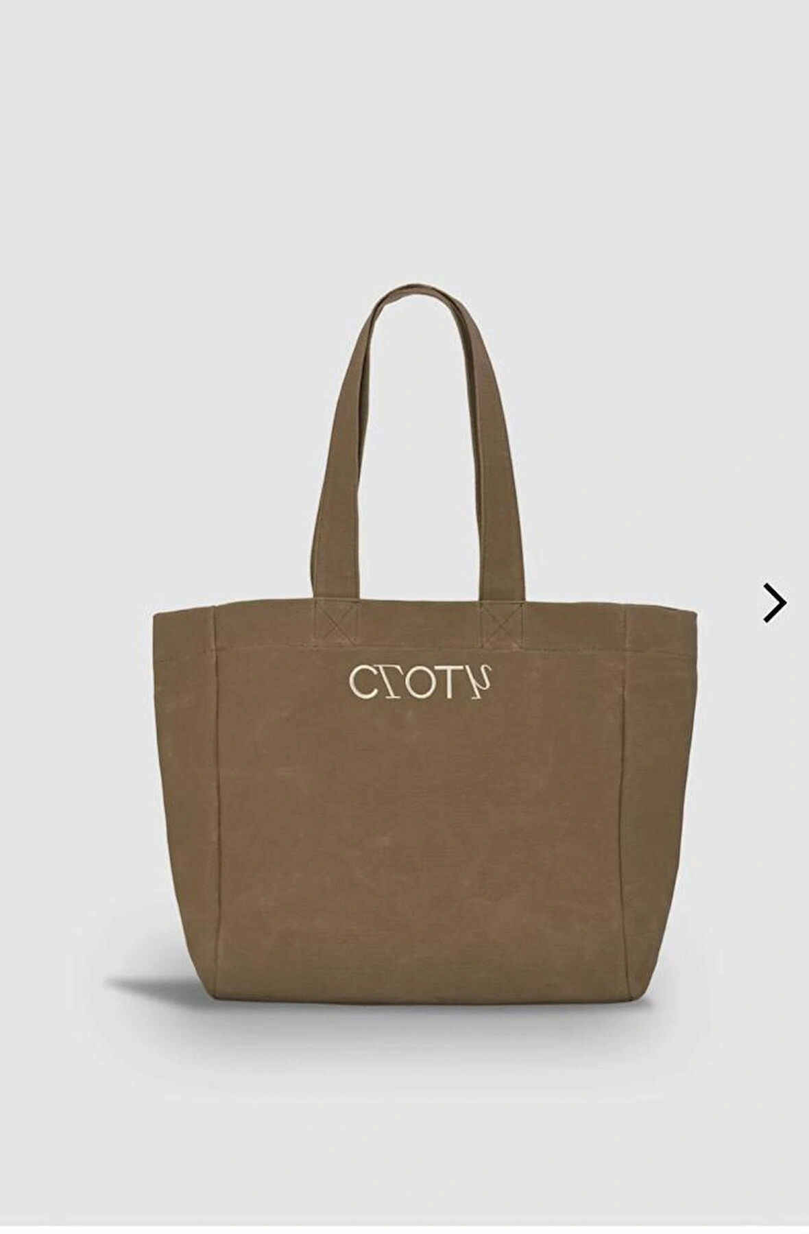 Mumlu Kanvas Maxi Çanta (NOIR BLACK)