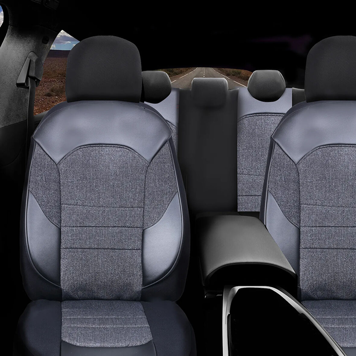 Orqide Anka Serisi Chevrolet Evanda TAM SET Oto Koltuk Kılıfı