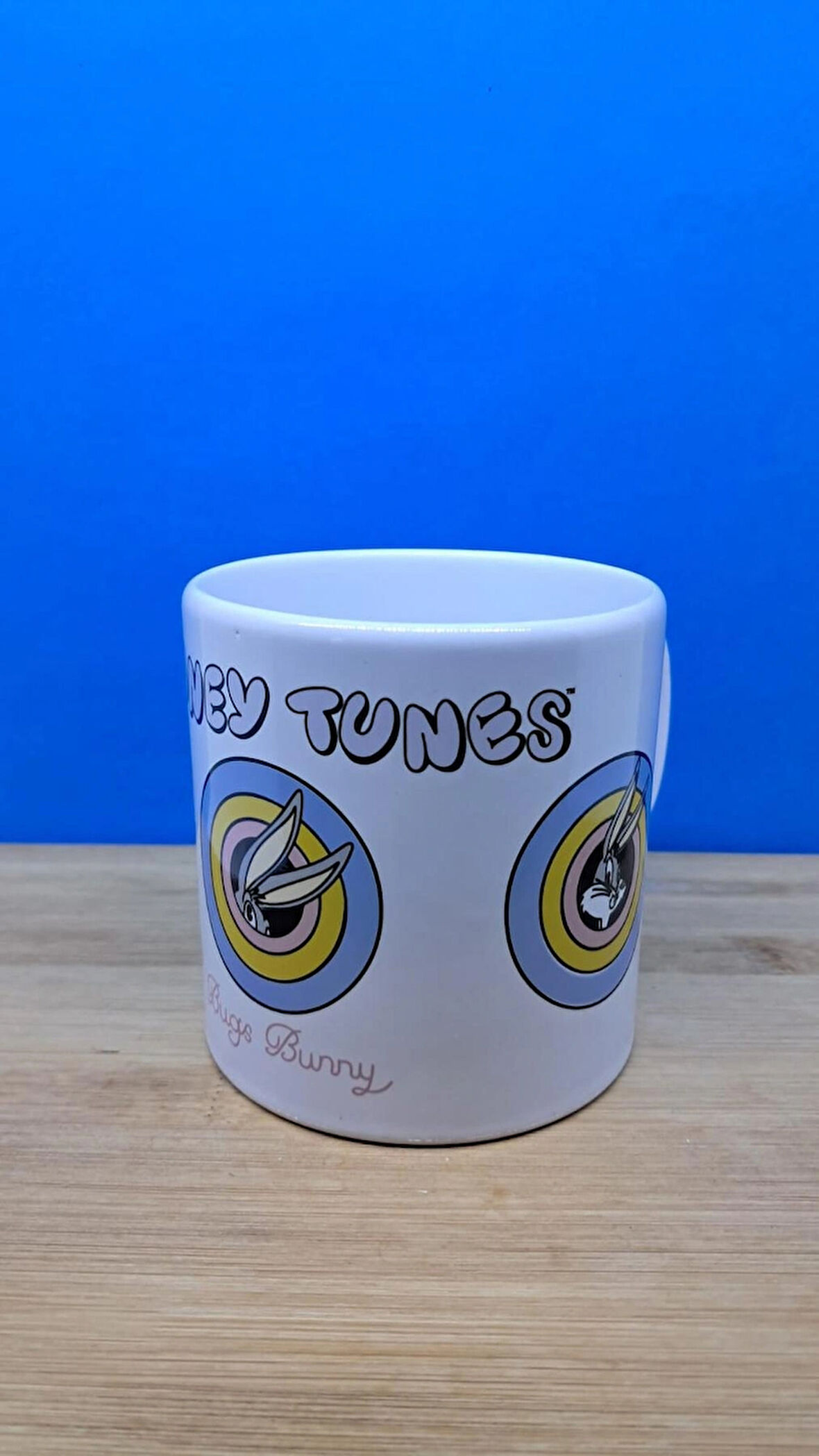 blackleg kulplu bardak Loney Tunes Buggs Bunny Tavşan çizgi film karakterli  çay kahve içecek bardağı 330 ml.