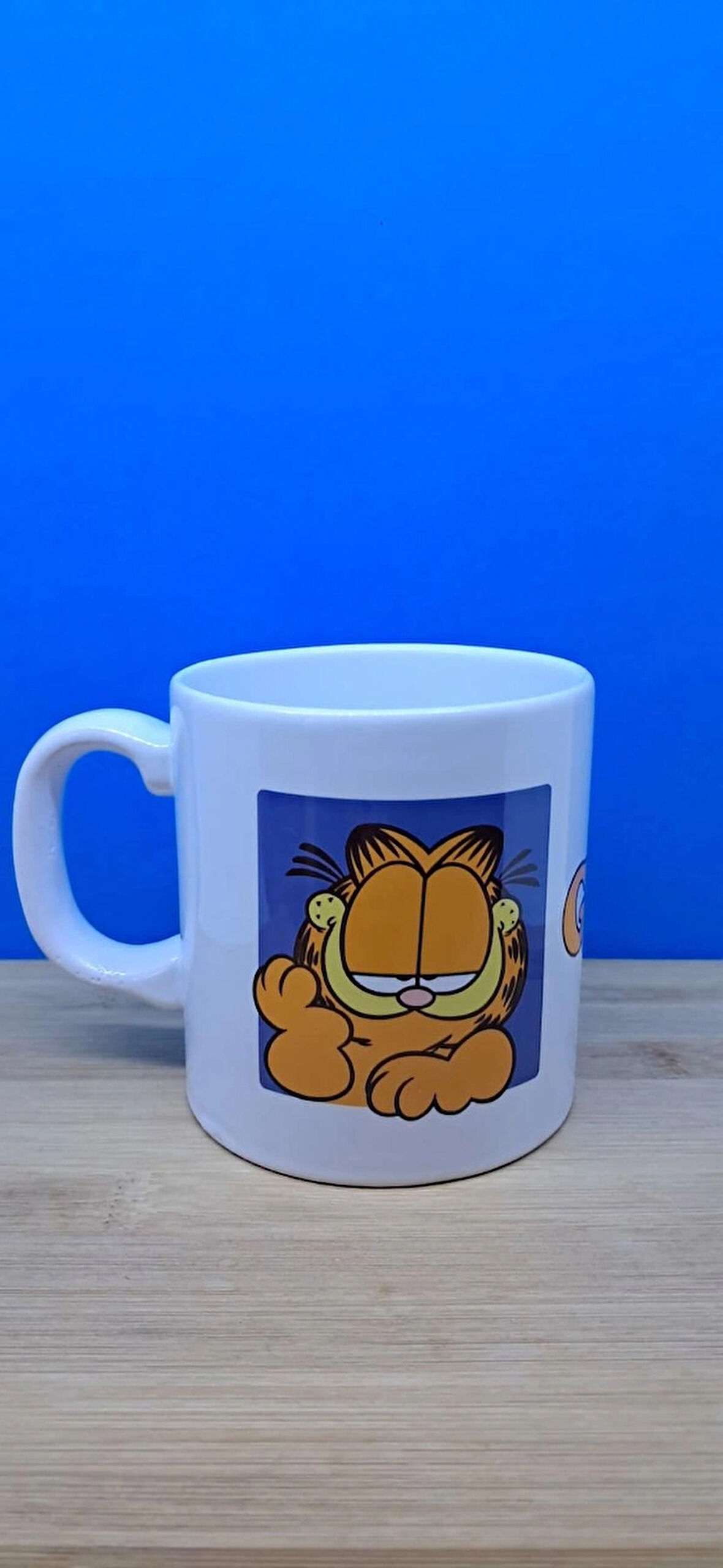 blackleg kulplu bardak Garfield Çizgi Film Karakterli çay kahve içecek bardağı 330 ml.