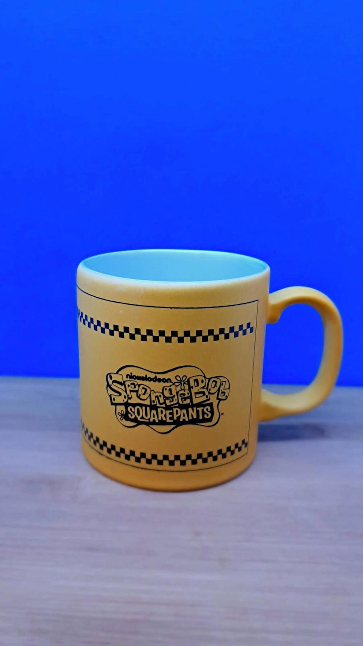 blackleg kulplu bardak Sünger Bob Çizgi Film Karakterli çay kahve içecek bardağı 330 ml.