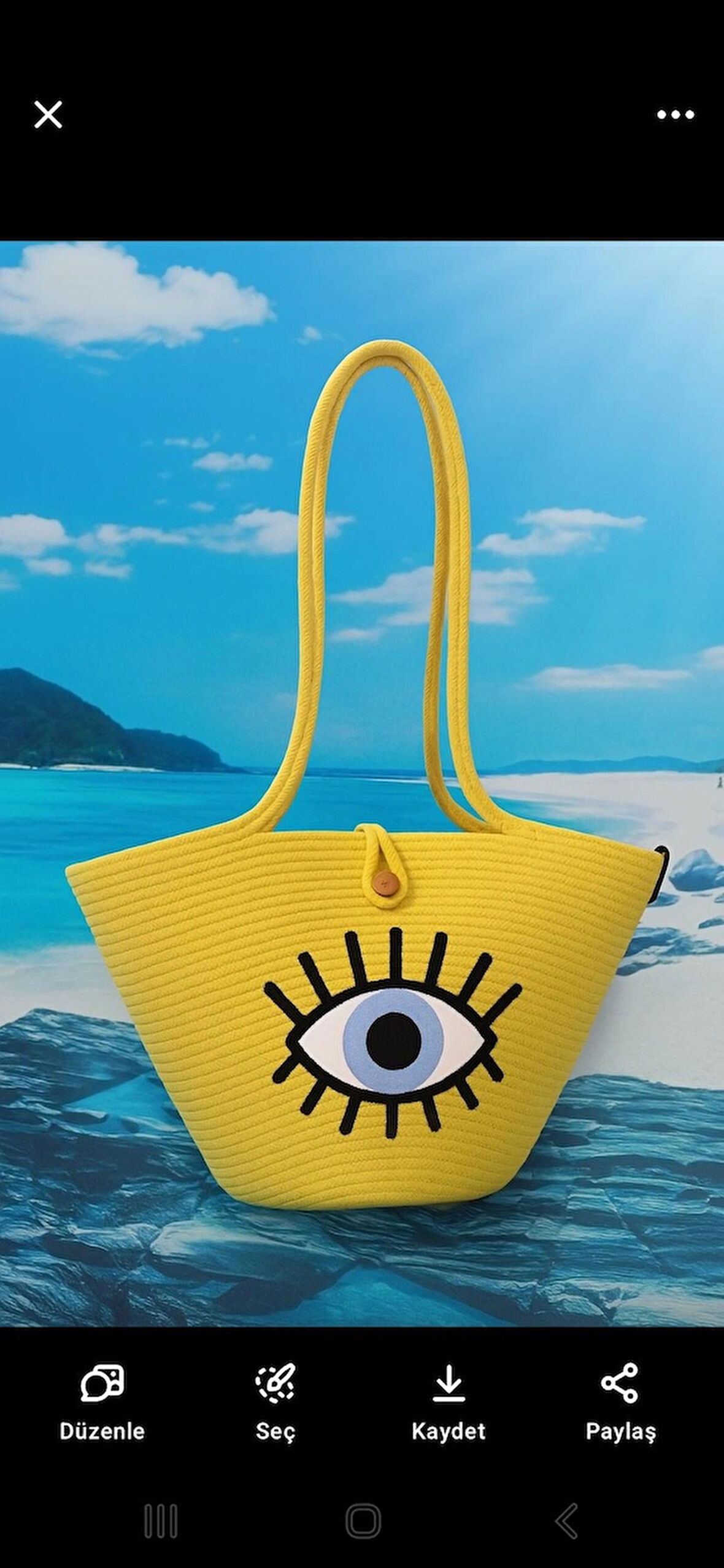 Plaj çantasi 