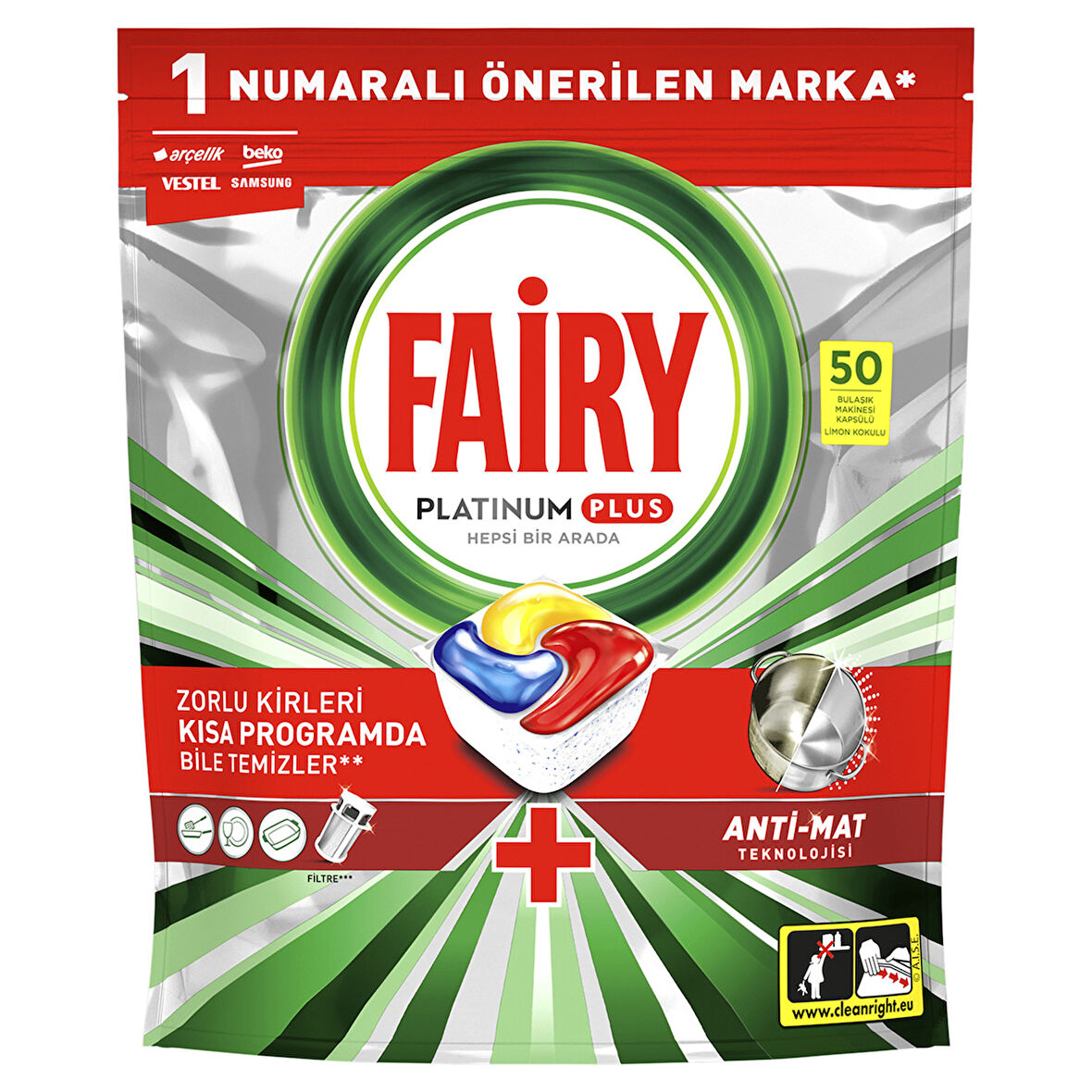 Fairy Platinum Plus Tablet 50'li 776 G