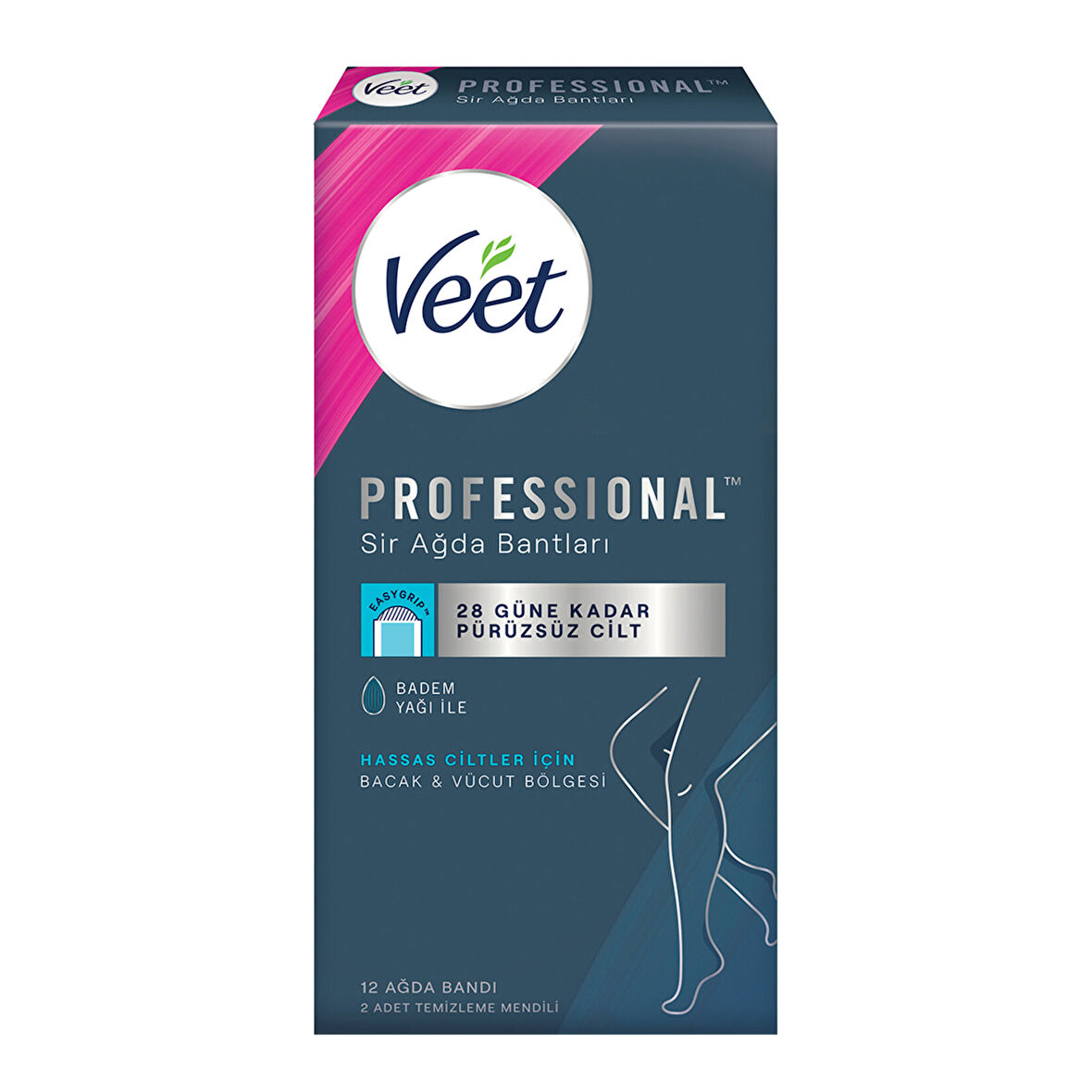 Veet Professional Ağda Bantları Hassas Ciltler 12'li