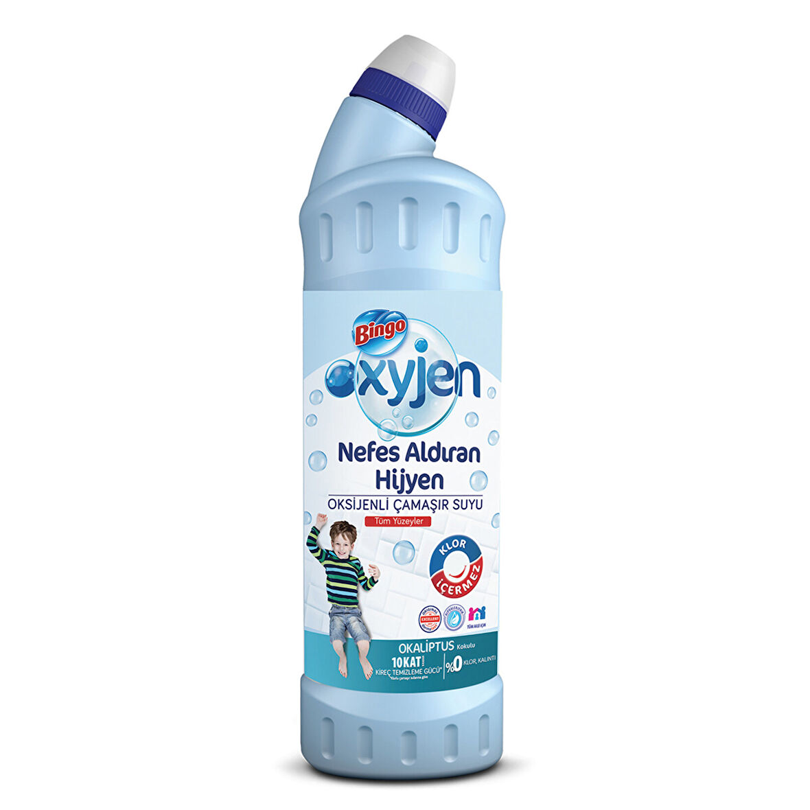 Bingo Oksijen Çamaşır Suyu Okaliptüs 750 Ml 4 ADET