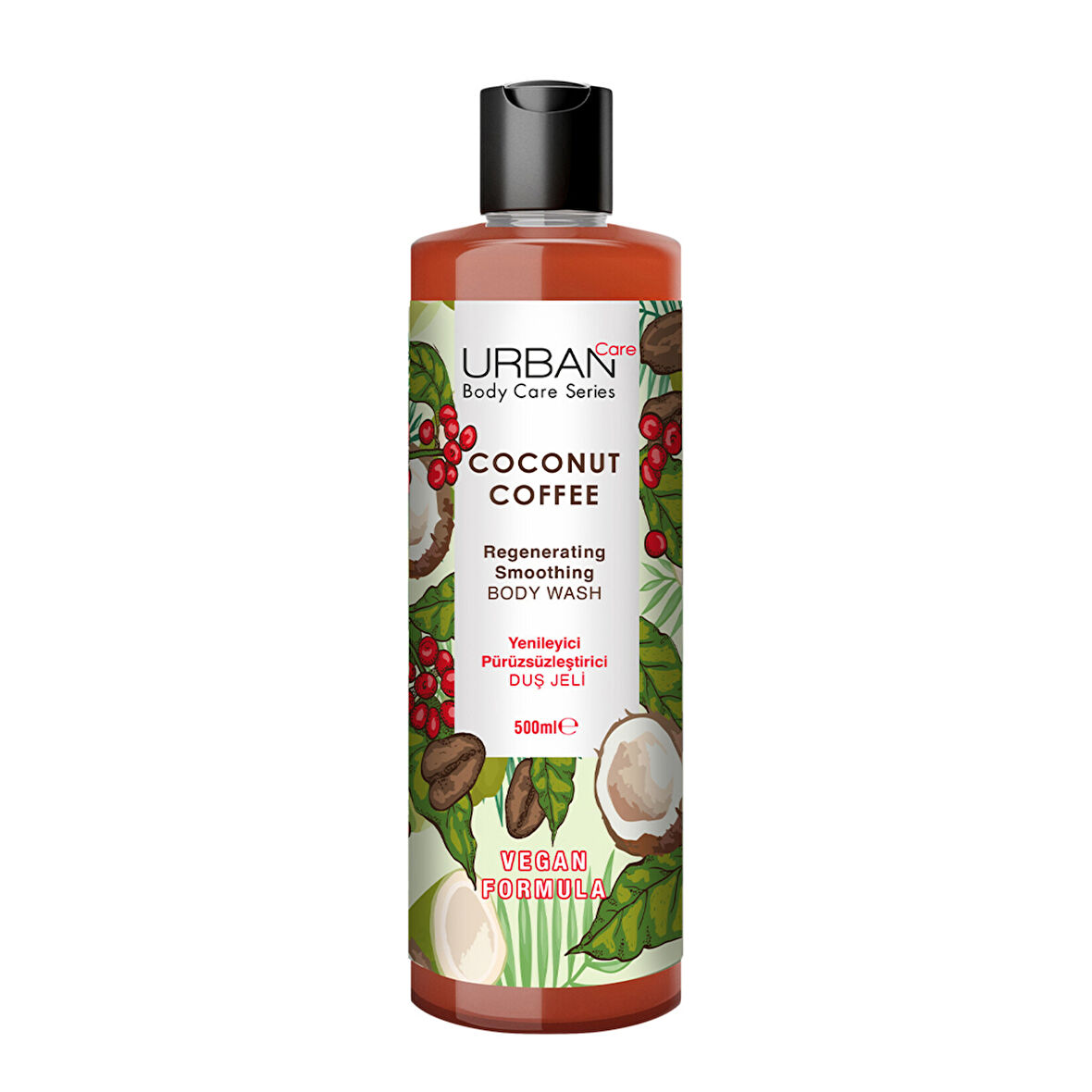 Urban Care Body Series Coconut Coffee Duş Jeli 500Ml 4 ADET