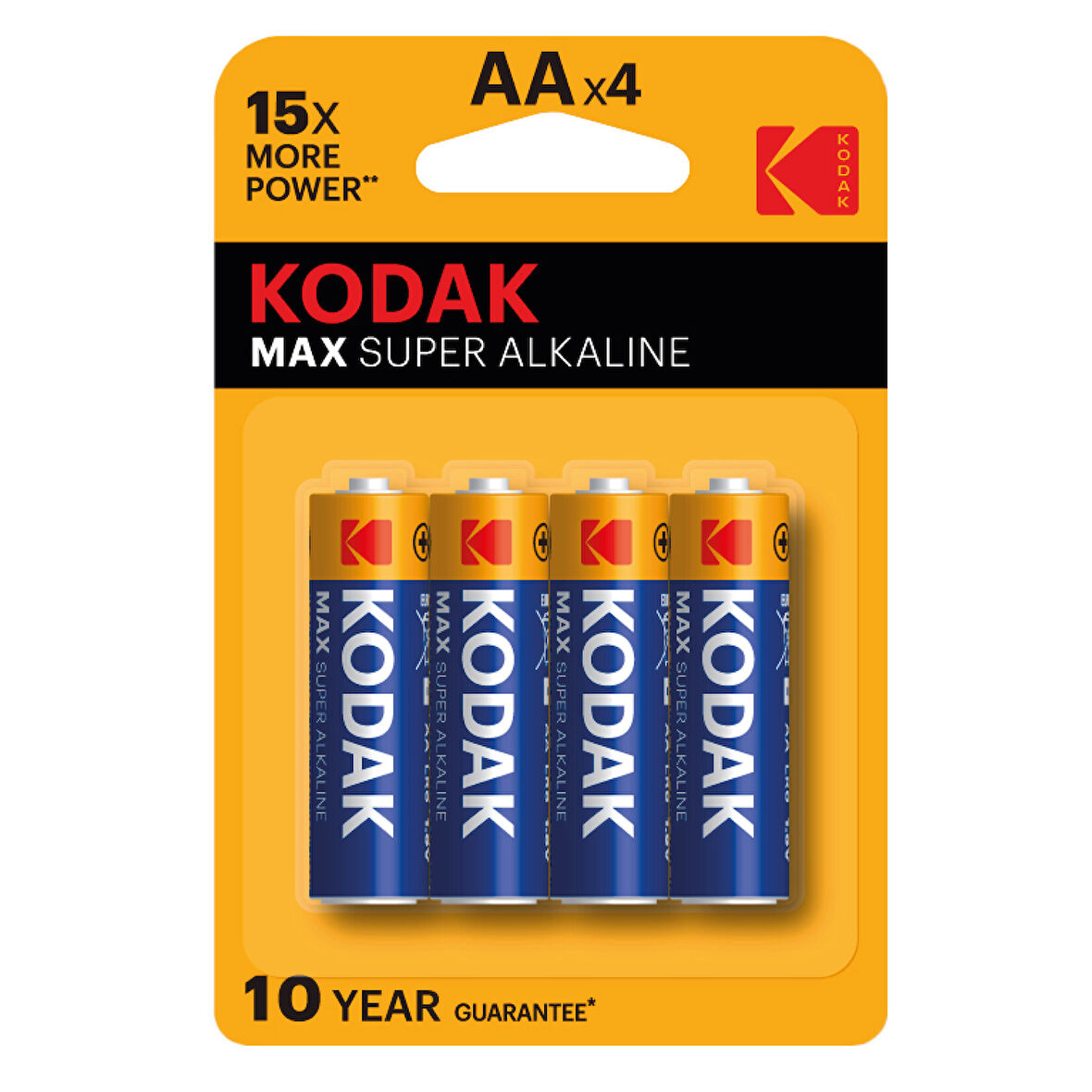 Kodak Max Alkalin Kalem Pil AA 4'lü 4 ADET