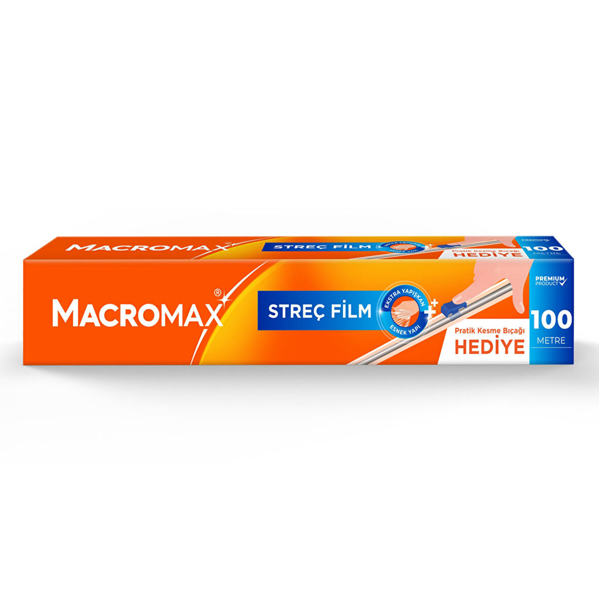 Macromax Streç Film 100 M Kesme Bıçağı Hediyeli 4 ADET