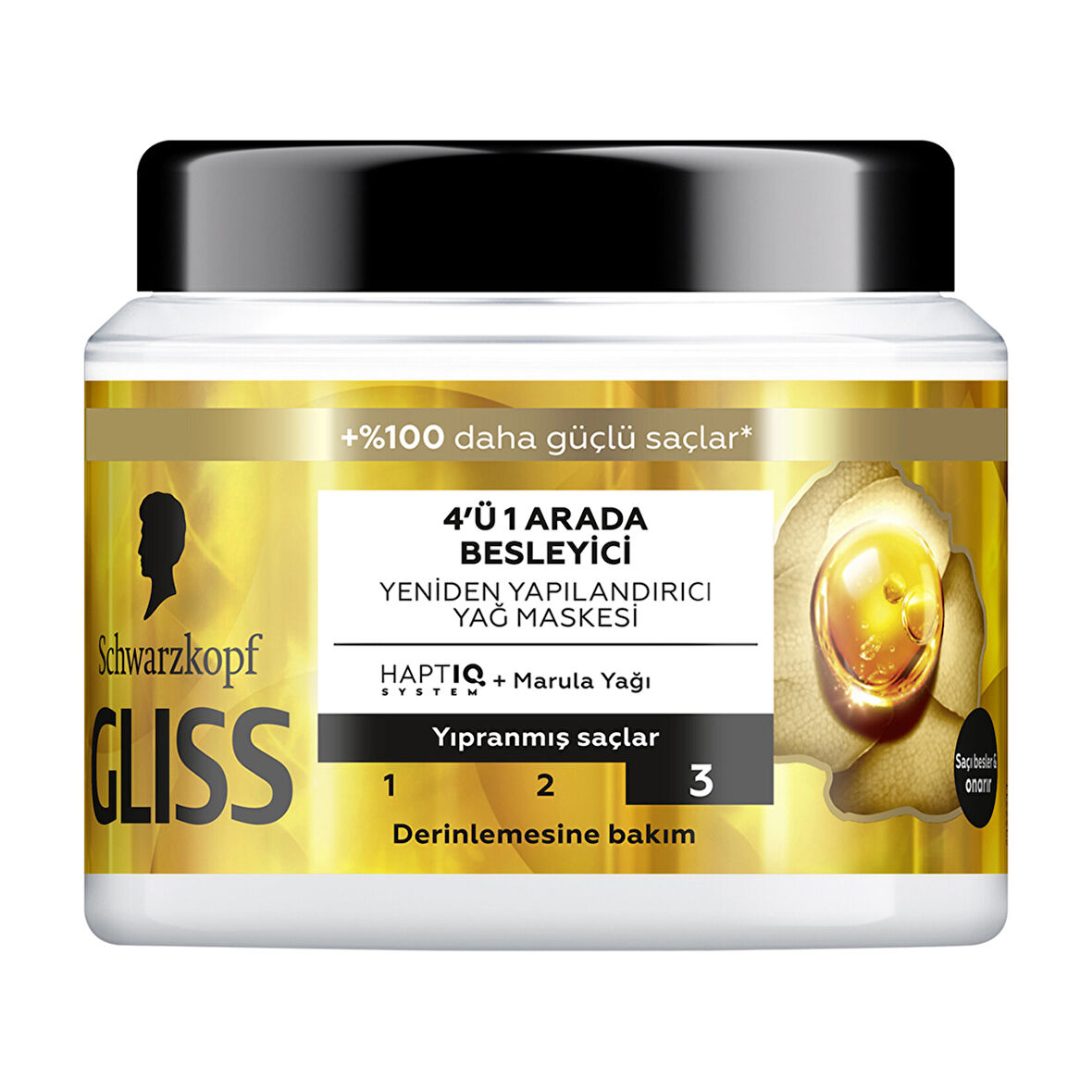 Gliss Nutritive Saç Bakım Maskesi 400Ml 4 ADET