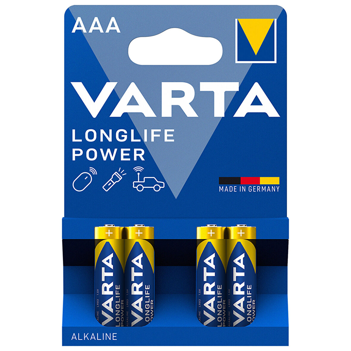 Varta Longlife Power AAA İnce Kalem Pil 4'lü Paket (Alkalin) 4 ADET