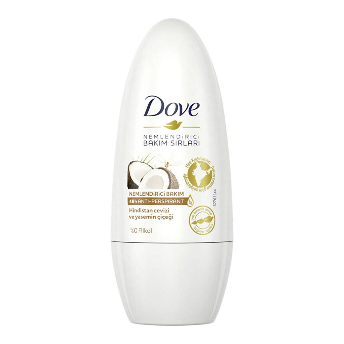 Dove Women Roll On Coconut 50 Ml 4 ADET