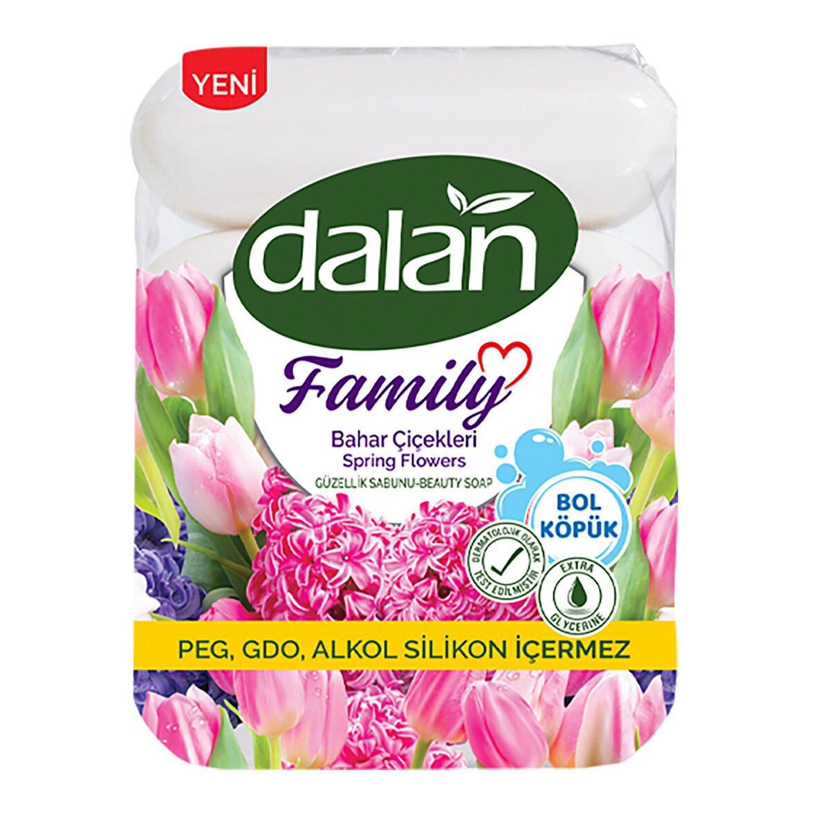Dalan Family Bahar Çiçekleri Güzellik Sabunu 4x75g 4 ADET