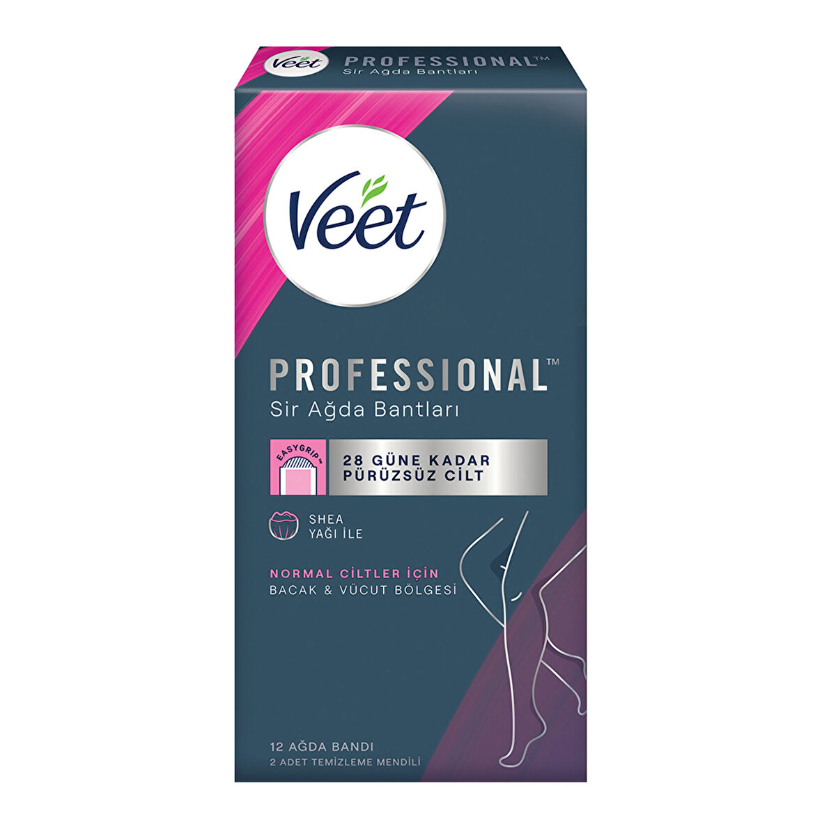 Veet Bacak & Vücut Bölgesi Sir Ağda Bantları 12'li 4 ADET