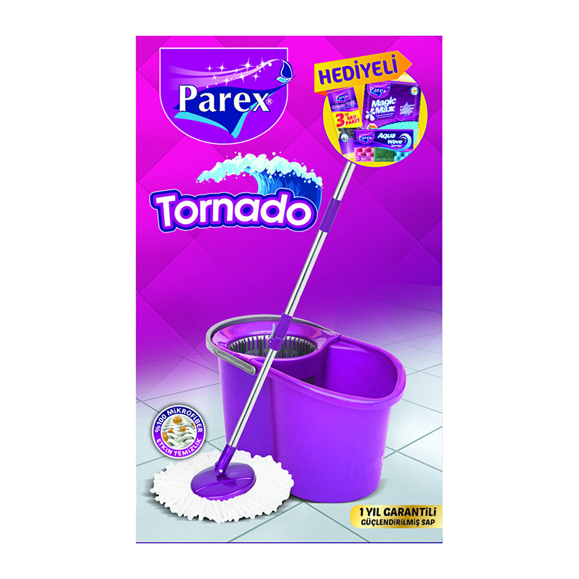 Parex Tornado Otomatik Temizlik Seti (Hediyeli)