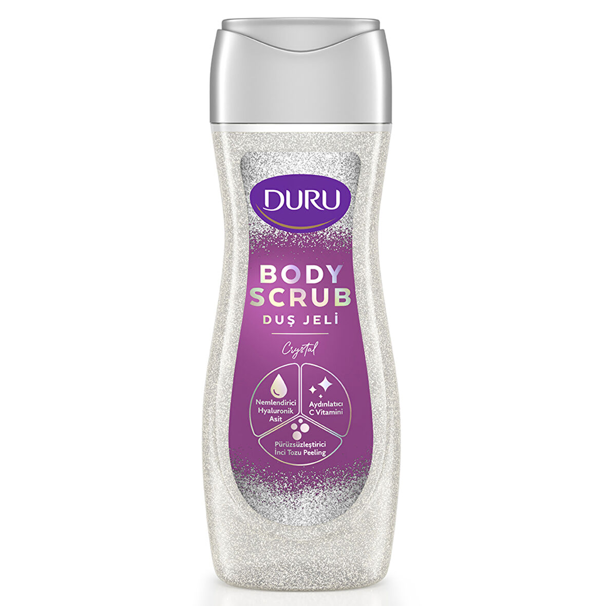 Duru Body Scrub Duş Jeli Silver 650 Ml